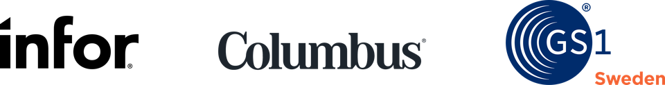 Infor, Columbus, GS1 Sweden